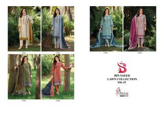 Shree fabs bin saeed lawn collection vol-27 punjabi dress materials wholesale